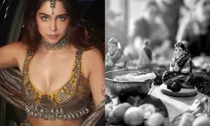 Sharvari kickstarts Ganesh Chaturthi celebration; brings ‘Gauri’ home