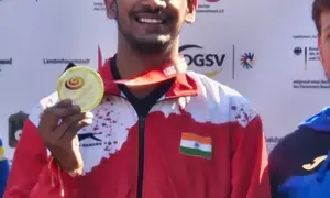 World Deaf Shooting Cship: Shourya Saini sets record to win gold in 50m Rifle 3 Positions