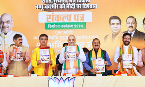 BJPs J&K election manifesto promises ₹18,000; two free cylinders for women
