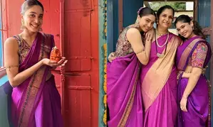 Sharvari wears 35-year-old Kanjivaram saree passed down from her ‘aaji’