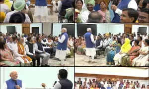 PM Modi shares video of interaction with ‘architects of India’s future’