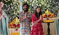 Ananya Panday welcomes Bappa home; shares photos with parents