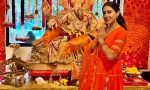Sara Ali Khan faces backlash over Ganeshotsav photos; fans say  sharam kar tu Muslim hai