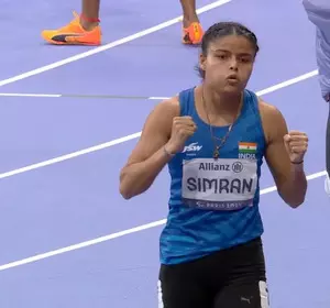 Paris Paralympics: Simran Sharma bags historic bronze in Womens 200m T12 Paris Paralympics: Simran Sharma bags historic bronze in Womens 200m T12