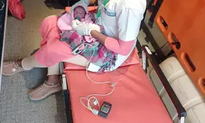 Alert passerby, 108 ambulance rescue newborn abandoned in garbage bin in Ahmedabad