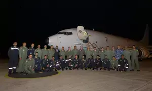Indian Navys P-8I aircraft arrives in Darwin for multinational  maritime exercise