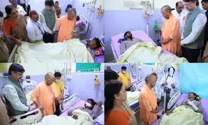 Lucknow building collapse: CM Adityanath meets injured at hospital, promises support