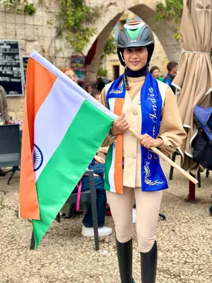 Indias Nida Anjum becomes youngest rider to complete FEI Endurance World Championship for Seniors