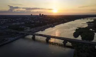 Polands longest river hits record low water level