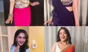 Madhuri Dixit mesmerises fans with a series of stunning looks