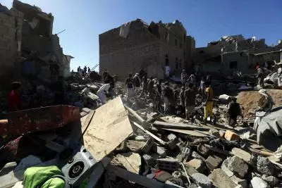 Yemens Houthis say US-led coalition airstrike hit school in Taiz