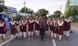 Telangana residential school students protest teachers misbehaviour