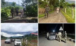 Manipur health centre torched by unknown attackers, gun battle among two groups