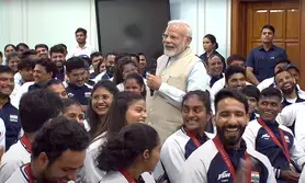 Paris Paralympics: PM Modi meets Indian Para-athletes at his residence