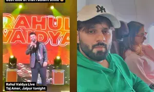 Rahul Vaidya performs non-stop for two hrs in Jaipur despite Dengue fever