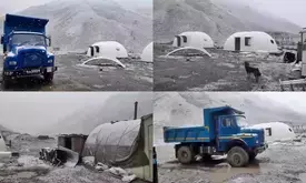 Uttarakhand: Chamoli experiences seasons first snowfall