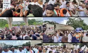 Congs Jan Aakrosh Rally in Vadodara slams Gujarat govt over lack of flood relief