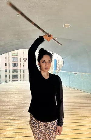 Sriya Reddy practices Kalaripayattu for Pawan Kalyan-starrer OG