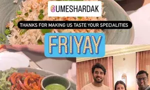 Shrenu Parekh, hubby Akshay Mhatre display their Friday lunch delights