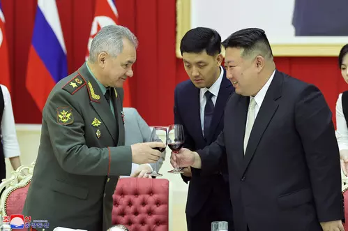 Russias Shoigu meets top North Korean leader in Pyongyang Russias Shoigu meets top North Korean leader in Pyongyang