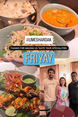 Shrenu Parekh, hubby Akshay Mhatre display their Friday lunch delights