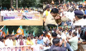 K’taka BJP protests condemn Rahul Gandhis statement on revoking reservation