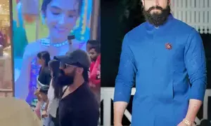 Yash spotted at Bengaluru Mall; fans go wild with Rocky Bhai chants