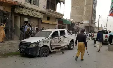 Two policemen killed in blast in Pakistan