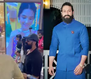 Yash spotted at Bengaluru Mall; fans go wild with Rocky Bhai chants