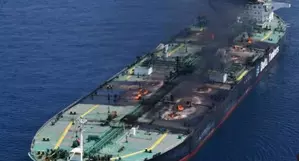 EU naval mission reports renewed efforts to salvage burning oil tanker in Red Sea