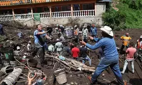 Mexico: 1 killed, 12 missing in landslide