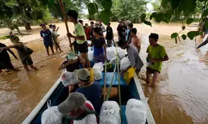 Tropical storm leaves Philippines with 6 dead, 2 missing
