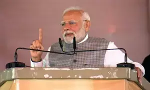 PM Modi labels JMM, RJD, Cong as three enemies of Jharkhand