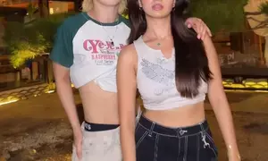 Anushka Sen taps feet with South Korean dancer Aiki