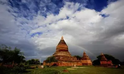 Heavy rains damage ancient pagodas in Myanmars Bagan
