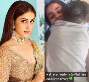 Genelia Deshmukh hugs son in video: All I ever need on a day that feels exhaustive Genelia Deshmukh hugs son in video: All I ever need on a day that feels exhaustive