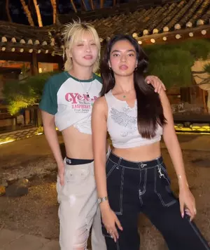 Anushka Sen taps feet with South Korean dancer Aiki