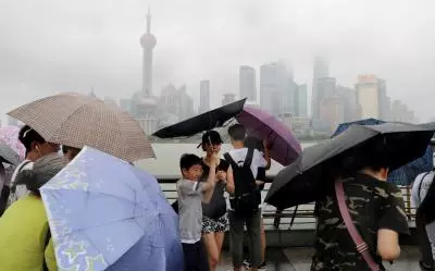 Typhoon Bebinca makes landfall in Shanghai