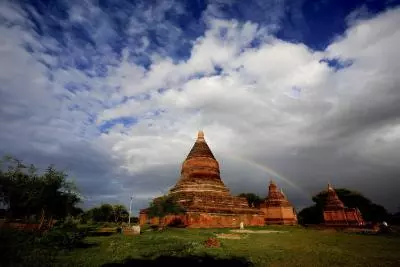 Heavy rains damage ancient pagodas in Myanmars Bagan