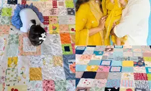 Bipasha Basu crafts a sentimental quilt for Devi from her cherished outfits