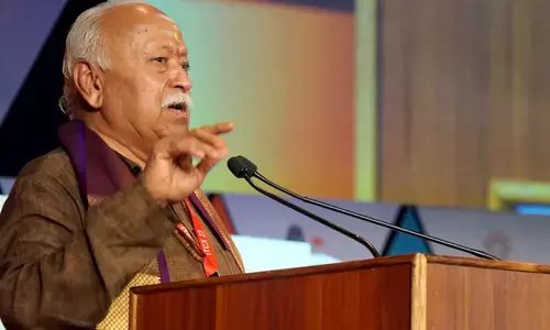 Mohan Bhagwat attends Mahamrityunjay Mahayagya in Alwar