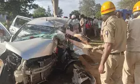 Five of family killed in road accident in K’taka, pet dog survives