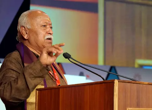 Mohan Bhagwat attends Mahamrityunjay Mahayagya in Alwar