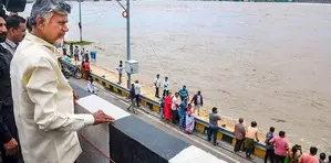 Andhra CM announces compensation for flood victims