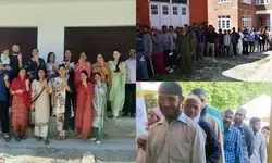 Peaceful polling continues in J&K, over 40 pc turnout recorded so far