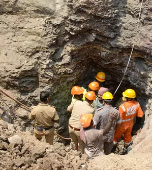 Rajasthan: Toddler falls in borewell, rescue operations underway