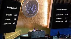 UNGA calls for end to Israeli occupation in Palestine within a year UNGA calls for end to Israeli occupation in Palestine within a year
