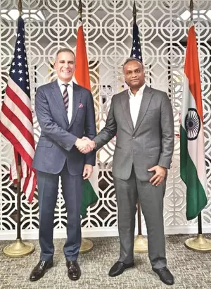 US envoy Eric Garcetti, Ktaka minister Priyank Kharge discuss strengthening trade relations