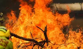Sydneys beaches under bushfire emergency as firefighters battle blaze