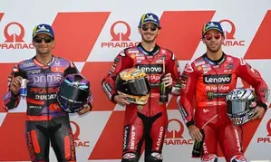 MotoGP 2024: Bagnaia charges to a groundbreaking pole as Marc Marquez crashes